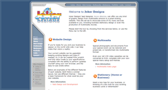 Desktop Screenshot of jokerdesigns.com
